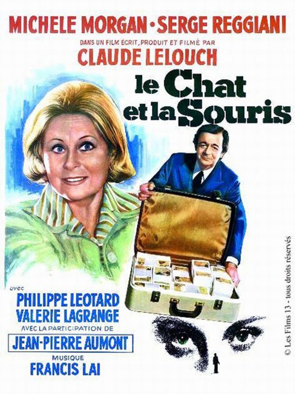 Affiche du film Le Chat et la souris (1975) de Claude Lelouch. Voir Le Chat et la souris en streaming / torrent sur meilleurs-films.fr