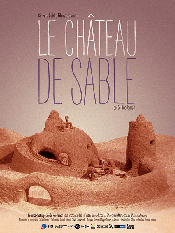 Affiche du court métrage Le Château de sable (1977) de Co Hoedeman. Voir Le Château de sable en streaming / torrent sur meilleurs-films.fr