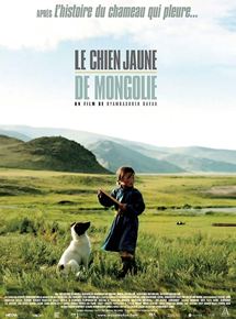 Affiche du film Le chien jaune de Mongolie (2005) de Byambasuren Davaa. Voir Le chien jaune de Mongolie en streaming / torrent sur meilleurs-films.fr
