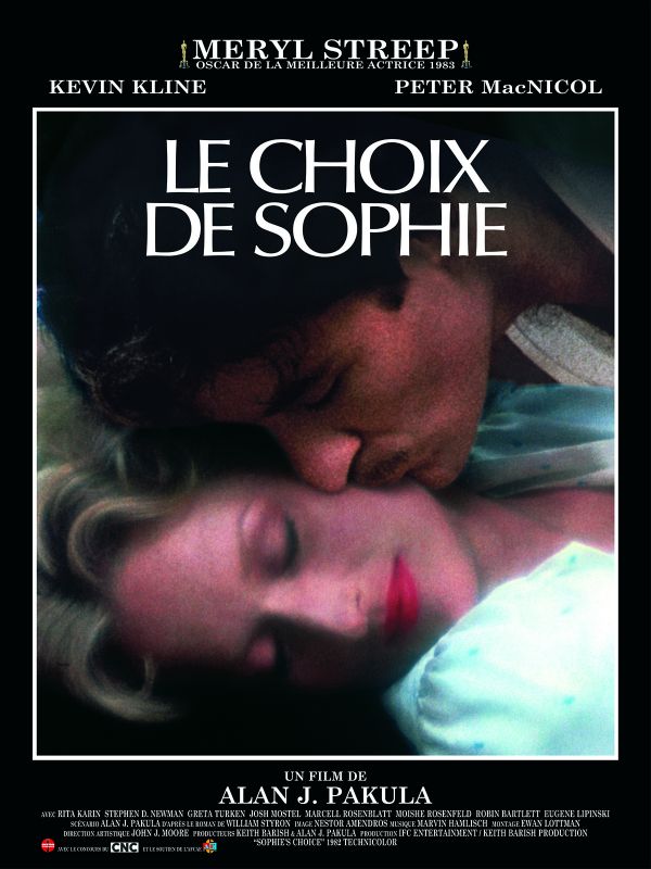 Affiche du film Le Choix de Sophie (1982) de Alan J. Pakula Affiche du film Le Choix de Sophie (1982) de Alan J. Pakula. Voir Le Choix de Sophie en streaming / torrent sur meilleurs-films.fr