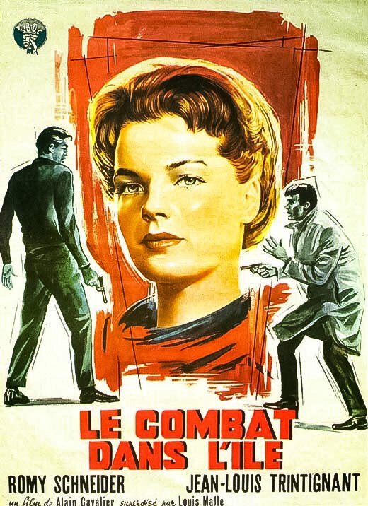 Affiche du film Le Combat dans l’île (1961) de Alain Cavalier. Voir Le Combat dans l’île en streaming / torrent sur meilleurs-films.fr