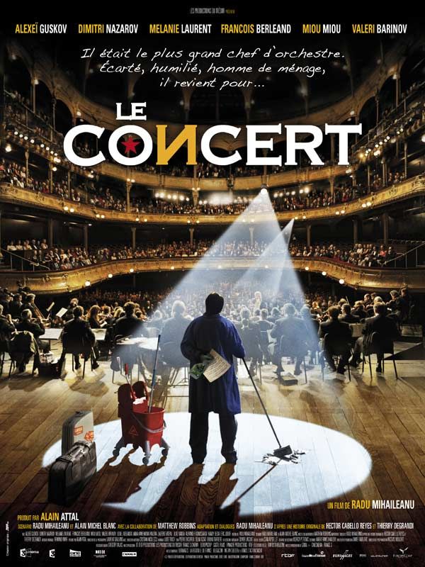 Affiche du film Le Concert (2009) de Radu Mihaileanu Affiche du film Le Concert (2009) de Radu Mihaileanu. Voir Le Concert en streaming / torrent sur meilleurs-films.fr