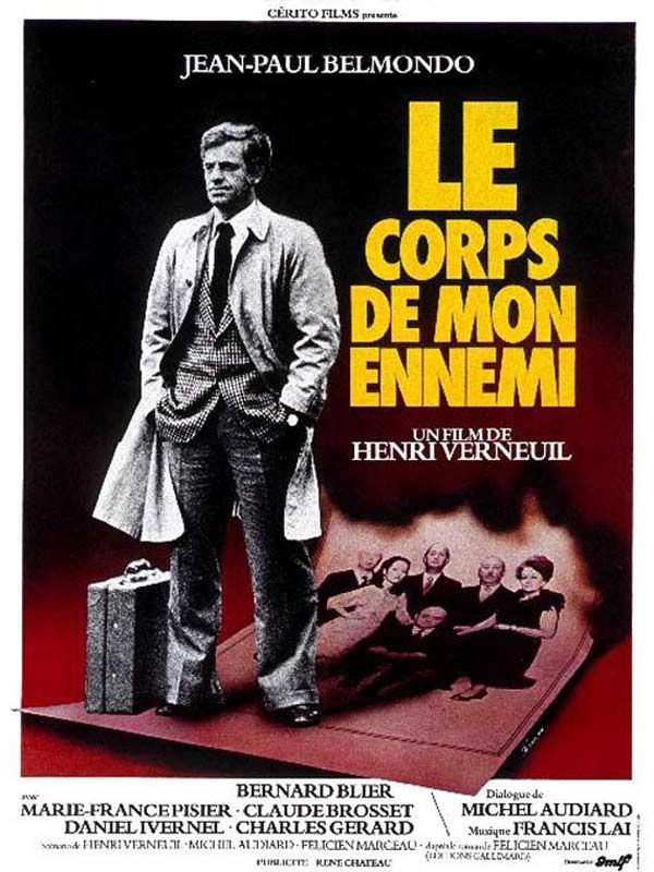 Affiche du film Le corps de mon ennemi (1976) de Henri Verneuil. Voir Le corps de mon ennemi en streaming / torrent sur meilleurs-films.fr