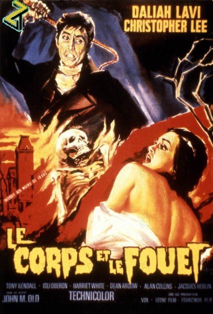 Affiche du film Le Corps et le Fouet (1963) de Mario Bava. Voir Le Corps et le Fouet en streaming / torrent sur meilleurs-films.fr