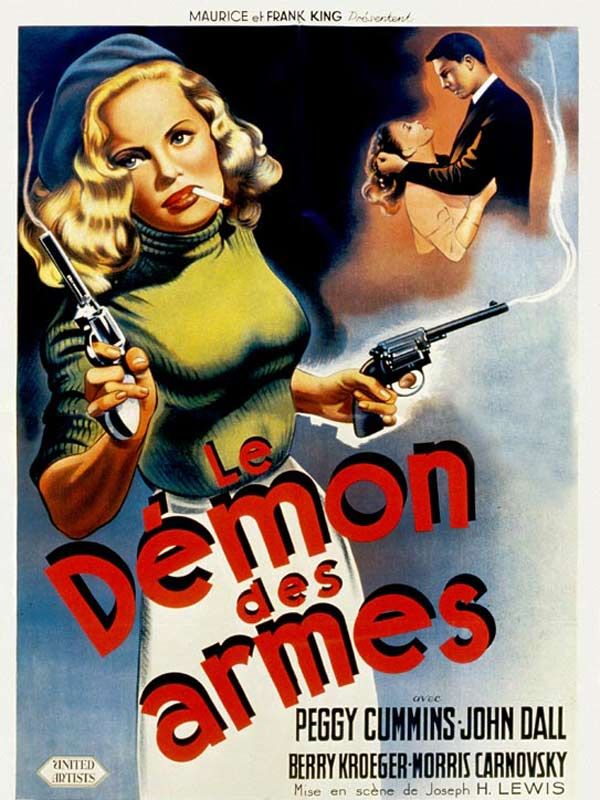 Affiche du film Le Démon des armes (1949) de Joseph H. Lewis. Voir Le Démon des armes en streaming / torrent sur meilleurs-films.fr