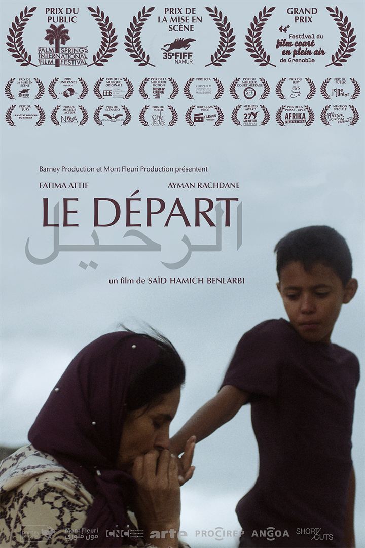 Affiche du court métrage Le Départ (2020) de Saïd Hamich. Voir Le Départ en streaming / torrent sur meilleurs-films.fr