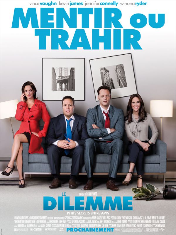 Affiche du film Le Dilemme (2011) de Ron Howard Affiche du film Le Dilemme (2011) de Ron Howard. Voir Le Dilemme en streaming / torrent sur meilleurs-films.fr