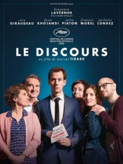 Affiche du film Le Discours (2020) de Laurent Tirard.