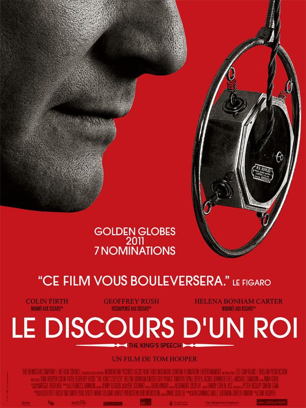 Affiche du film Le Discours d’un roi (2011) de Tom Hooper Affiche du film Le Discours d’un roi (2011) de Tom Hooper. Voir Le Discours d’un roi en streaming / torrent sur meilleurs-films.fr