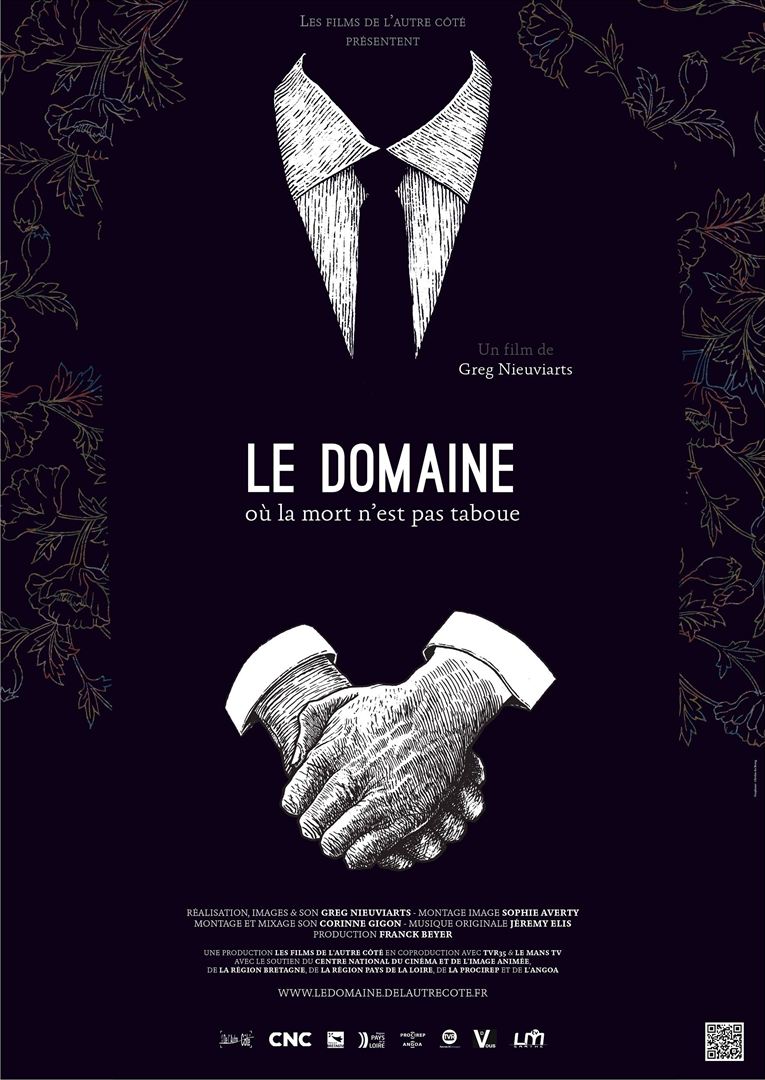Affiche du court métrage Le Domaine – Où la mort n’est pas taboue (2015) de Grégory Nieuviarts Affiche du court métrage Le Domaine – Où la mort n’est pas taboue (2015) de Grégory Nieuviarts. Voir Le Domaine – Où la mort n’est pas taboue en streaming / torrent sur meilleurs-films.fr