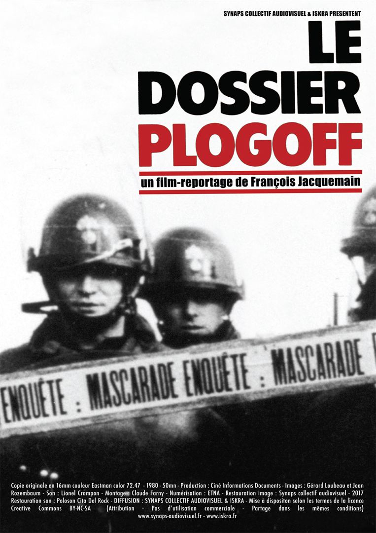 Affiche du court métrage Le Dossier Plogoff (1980) de François Jacquemain. Voir Le Dossier Plogoff en streaming / torrent sur meilleurs-films.fr