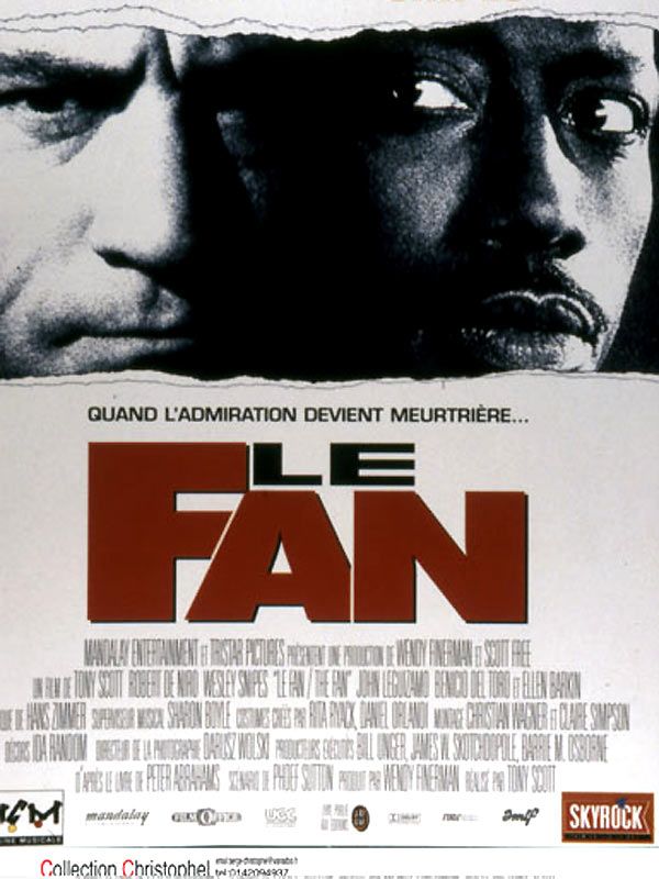 Affiche du film Le Fan (1996) de Tony Scott Affiche du film Le Fan (1996) de Tony Scott. Voir Le Fan en streaming / torrent sur meilleurs-films.fr