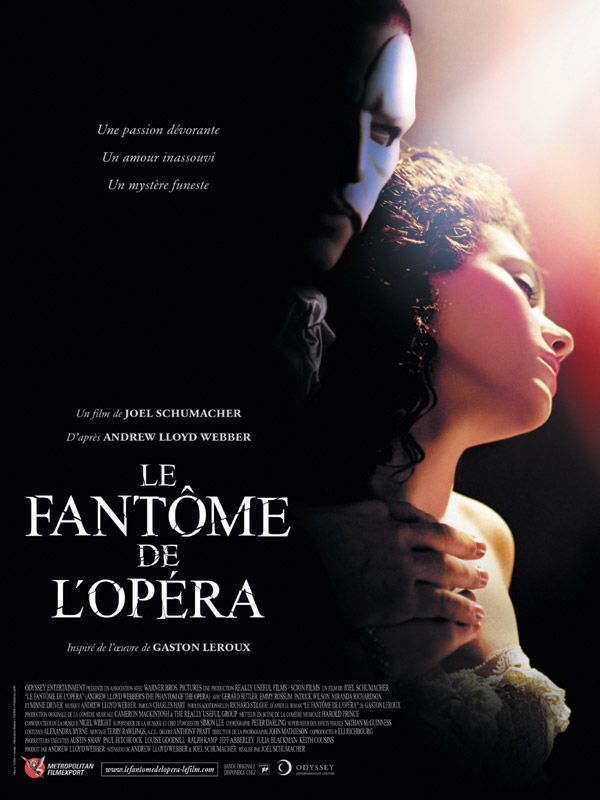 Affiche du film Le Fantôme de l’Opéra (2004) de Joel Schumacher Affiche du film Le Fantôme de l’Opéra (2004) de Joel Schumacher. Voir Le Fantôme de l’Opéra en streaming / torrent sur meilleurs-films.fr