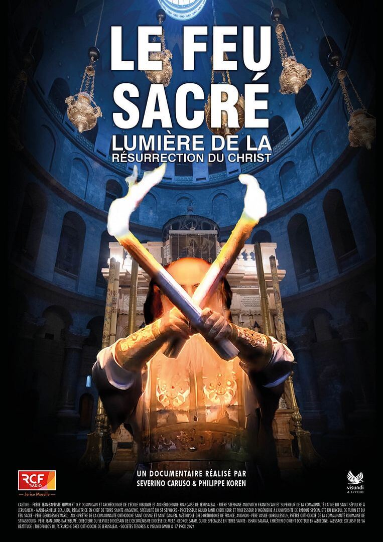Affiche du film Le Feu Sacré, Lumière de la résurrection du Christ (2024) de Philippe Koren Affiche du film Le Feu Sacré, Lumière de la résurrection du Christ (2024) de Philippe Koren. Voir Le Feu Sacré, Lumière de la résurrection du Christ en streaming / torrent sur meilleurs-films.fr