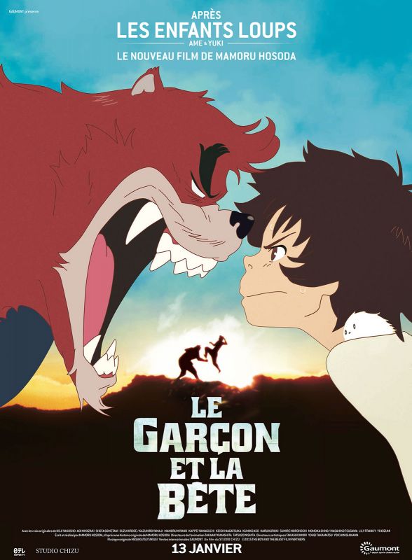 Affiche du film Le Garçon et la Bête (2015) de Mamoru Hosoda. Voir Le Garçon et la Bête en streaming / torrent sur meilleurs-films.fr