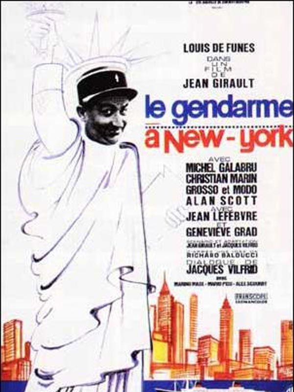 Affiche du film Le Gendarme à New York (1965) de Jean Girault. Voir Le Gendarme à New York en streaming / torrent sur meilleurs-films.fr