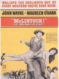 Affiche du film Le Grand McLintock (1963) de Andrew V. McLaglen. Voir Le Grand McLintock en streaming / torrent sur meilleurs-films.fr