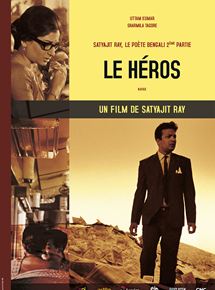 Affiche du film Le Héros (1966) de Satyajit Ray. Voir Le Héros en streaming / torrent sur meilleurs-films.fr
