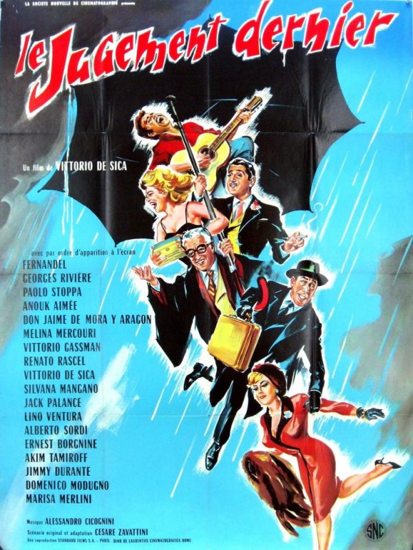 Affiche du film Le Jugement Dernier (1961) de Vittorio De Sica Affiche du film Le Jugement Dernier (1961) de Vittorio De Sica. Voir Le Jugement Dernier en streaming / torrent sur meilleurs-films.fr