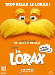 Affiche du film Le Lorax (2012) de Chris Renaud,Kyle Balda,. Voir Le Lorax en streaming / torrent sur meilleurs-films.fr