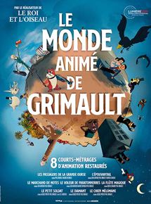 Affiche du film Le Monde animé de Grimault (2019) de Paul Grimault. Voir Le Monde animé de Grimault en streaming / torrent sur meilleurs-films.fr