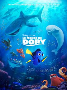 Affiche du film Le Monde de Dory (2016) de Andrew Stanton,Angus MacLane,. Voir Le Monde de Dory en streaming / torrent sur meilleurs-films.fr