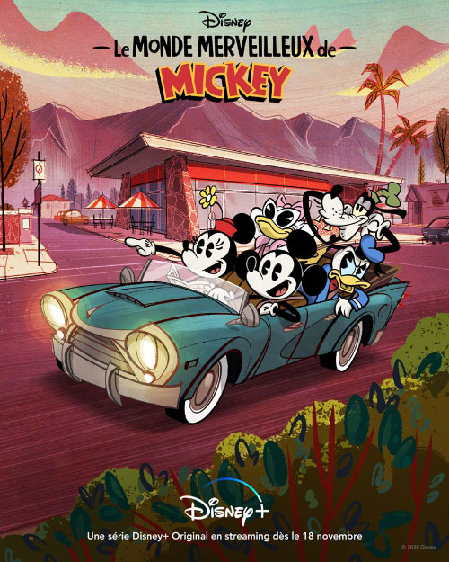 Affiche de la série le monde merveilleux de Mickey (2020) de Paul Rudish. Voir le monde merveilleux de Mickey en streaming / torrent sur meilleurs-films.fr