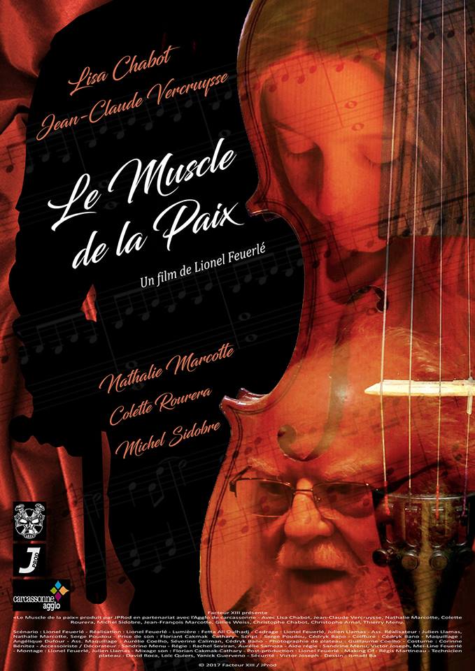 Affiche du court métrage Le Muscle de la Paix (2017) de Lionel Feuerlé. Voir Le Muscle de la Paix en streaming / torrent sur meilleurs-films.fr