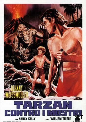 Affiche du film Le Mystère de Tarzan (1943) de Wilhelm Thiele. Voir Le Mystère de Tarzan en streaming / torrent sur meilleurs-films.fr