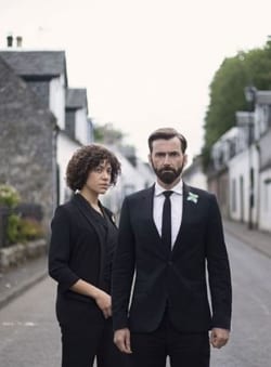 Affiche de la série Le Mystère Kendrick (2020) de Daisy Coulam.