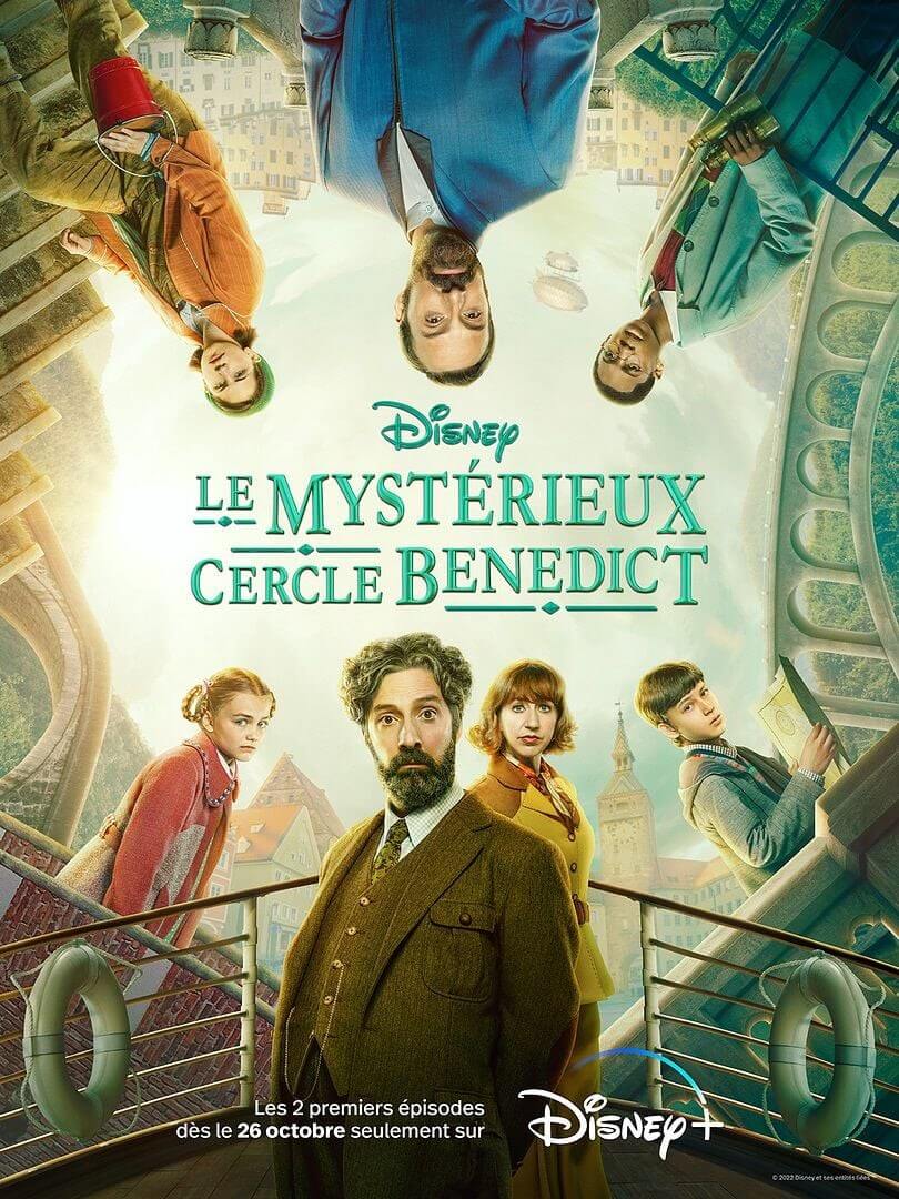 Affiche de la série Le mystérieux cercle Benedict (2020) de Matt Manfredi. Voir Le mystérieux cercle Benedict en streaming / torrent sur meilleurs-films.fr