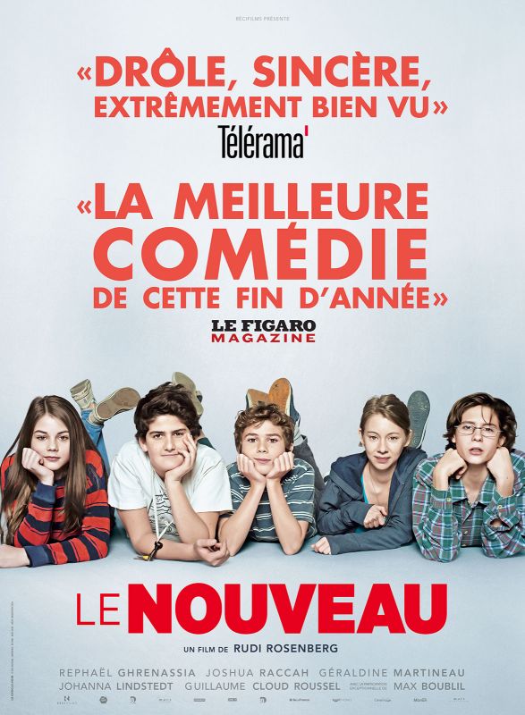 Affiche du film Le Nouveau (2015) de Rudi Rosenberg. Voir Le Nouveau en streaming / torrent sur meilleurs-films.fr