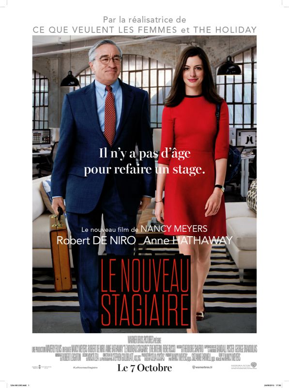 Affiche du film Le Nouveau stagiaire (2015) de Nancy Meyers Affiche du film Le Nouveau stagiaire (2015) de Nancy Meyers. Voir Le Nouveau stagiaire en streaming / torrent sur meilleurs-films.fr