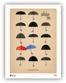 Affiche du court métrage Le Parapluie bleu (2013) de Saschka Unseld. Voir Le Parapluie bleu en streaming / torrent sur meilleurs-films.fr