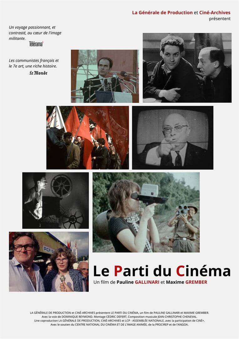 Affiche du court métrage Le Parti du cinéma (2025) de Maxime Grember. Voir Le Parti du cinéma en streaming / torrent sur meilleurs-films.fr