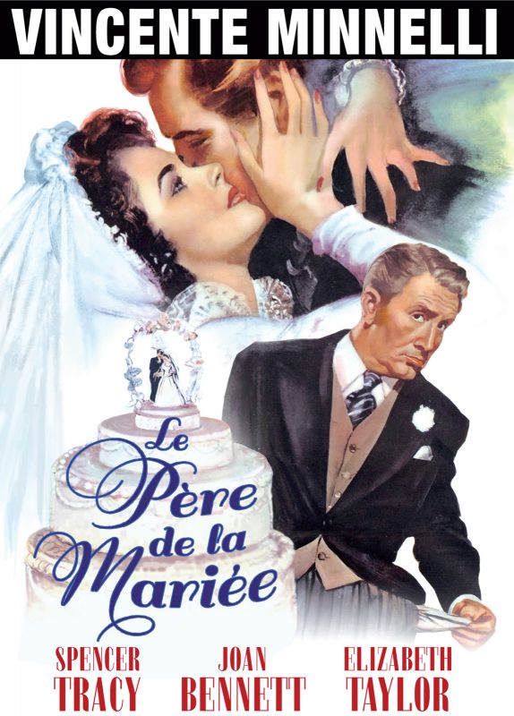 Affiche du film Le Père de la mariée (1950) de Vincente Minnelli. Voir Le Père de la mariée en streaming / torrent sur meilleurs-films.fr