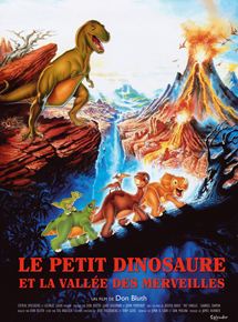 Affiche du film Le Petit dinosaure et la vallée des merveilles (1988) de Don Bluth. Voir Le Petit dinosaure et la vallée des merveilles en streaming / torrent sur meilleurs-films.fr