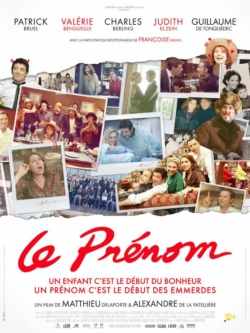 Affiche du film Le Prénom (2012) de Alexandre De La Patellière & Matthieu Delaporte.