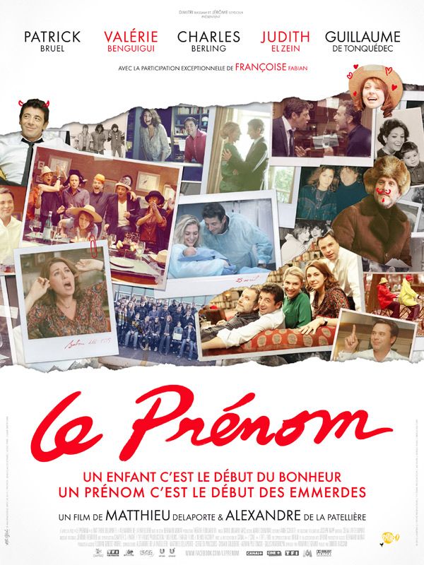Affiche du film Le Prénom (2012) de Alexandre De La Patellière Affiche du film Le Prénom (2012) de Alexandre De La Patellière. Voir Le Prénom en streaming / torrent sur meilleurs-films.fr