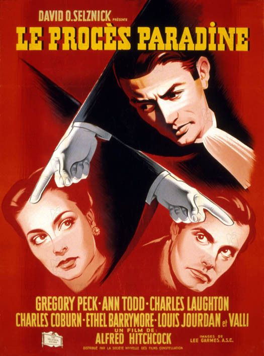 Affiche du film Le Procès Paradine (1947) de Alfred Hitchcock Affiche du film Le Procès Paradine (1947) de Alfred Hitchcock. Voir Le Procès Paradine en streaming / torrent sur meilleurs-films.fr