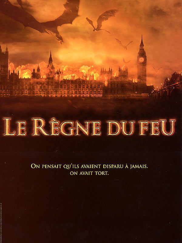 Affiche du film Le Règne du feu (2002) de Rob Bowman. Voir Le Règne du feu en streaming / torrent sur meilleurs-films.fr