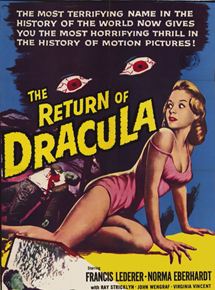 Affiche du film Le Retour de Dracula (1958) de Paul Landres. Voir Le Retour de Dracula en streaming / torrent sur meilleurs-films.fr