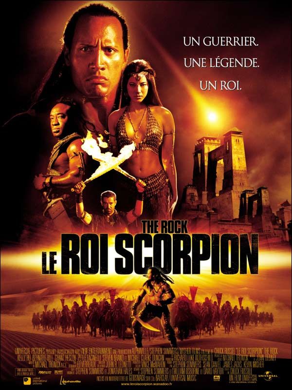 Affiche du film Le Roi Scorpion (2002) de Chuck Russell. Voir Le Roi Scorpion en streaming / torrent sur meilleurs-films.fr