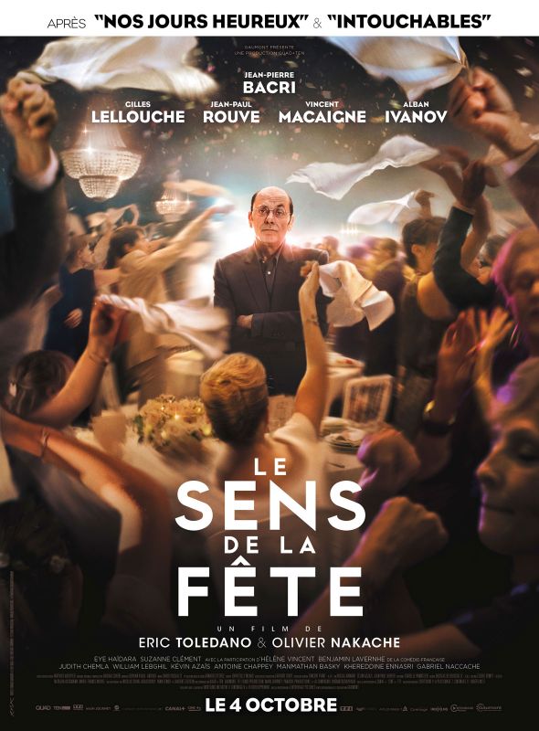 Affiche du film Le Sens de la fête (2017) de Eric Toledano. Voir Le Sens de la fête en streaming / torrent sur meilleurs-films.fr