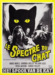 Affiche du film Le spectre du chat (1961) de John Gilling. Voir Le spectre du chat en streaming / torrent sur meilleurs-films.fr