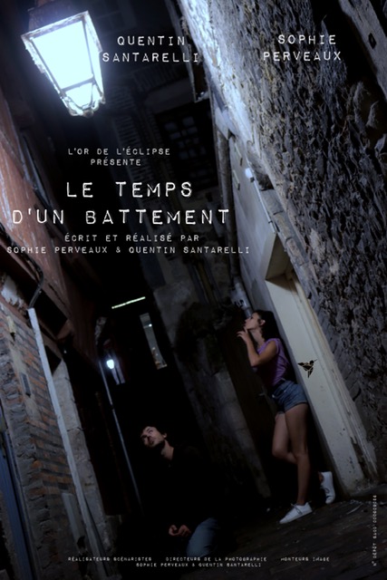 Affiche du court métrage Le Temps d’un battement (2022) de Quentin Santarelli. Voir Le Temps d’un battement en streaming / torrent sur meilleurs-films.fr