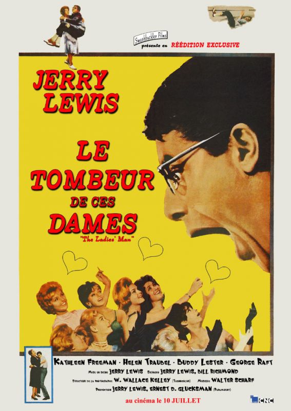 Affiche du film Le Tombeur de ces dames (1961) de Jerry Lewis. Voir Le Tombeur de ces dames en streaming / torrent sur meilleurs-films.fr