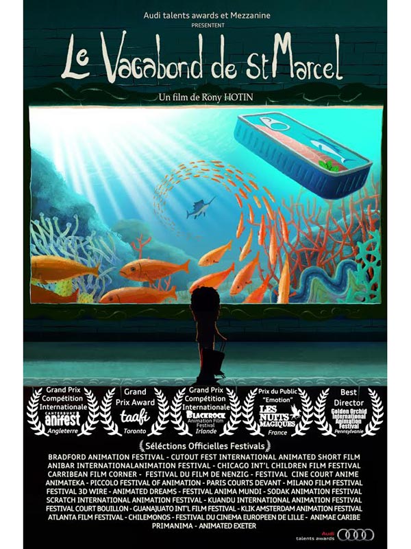 Affiche du court métrage Le Vagabond de St Marcel () de Rony Hotin. Voir Le Vagabond de St Marcel en streaming / torrent sur meilleurs-films.fr