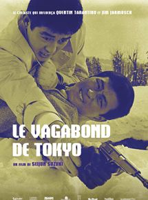 Affiche du film Le Vagabond de Tokyo (1966) de Seijun Suzuki. Voir Le Vagabond de Tokyo en streaming / torrent sur meilleurs-films.fr