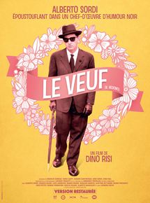 Affiche du film Le Veuf (1959) de Dino Risi. Voir Le Veuf en streaming / torrent sur meilleurs-films.fr